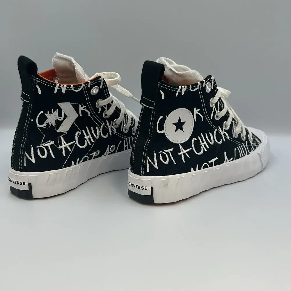 Converse Shoes Kids Size 4 Boys UNT1TL3D Not A Chuck Hi Sneakers 266514C Black